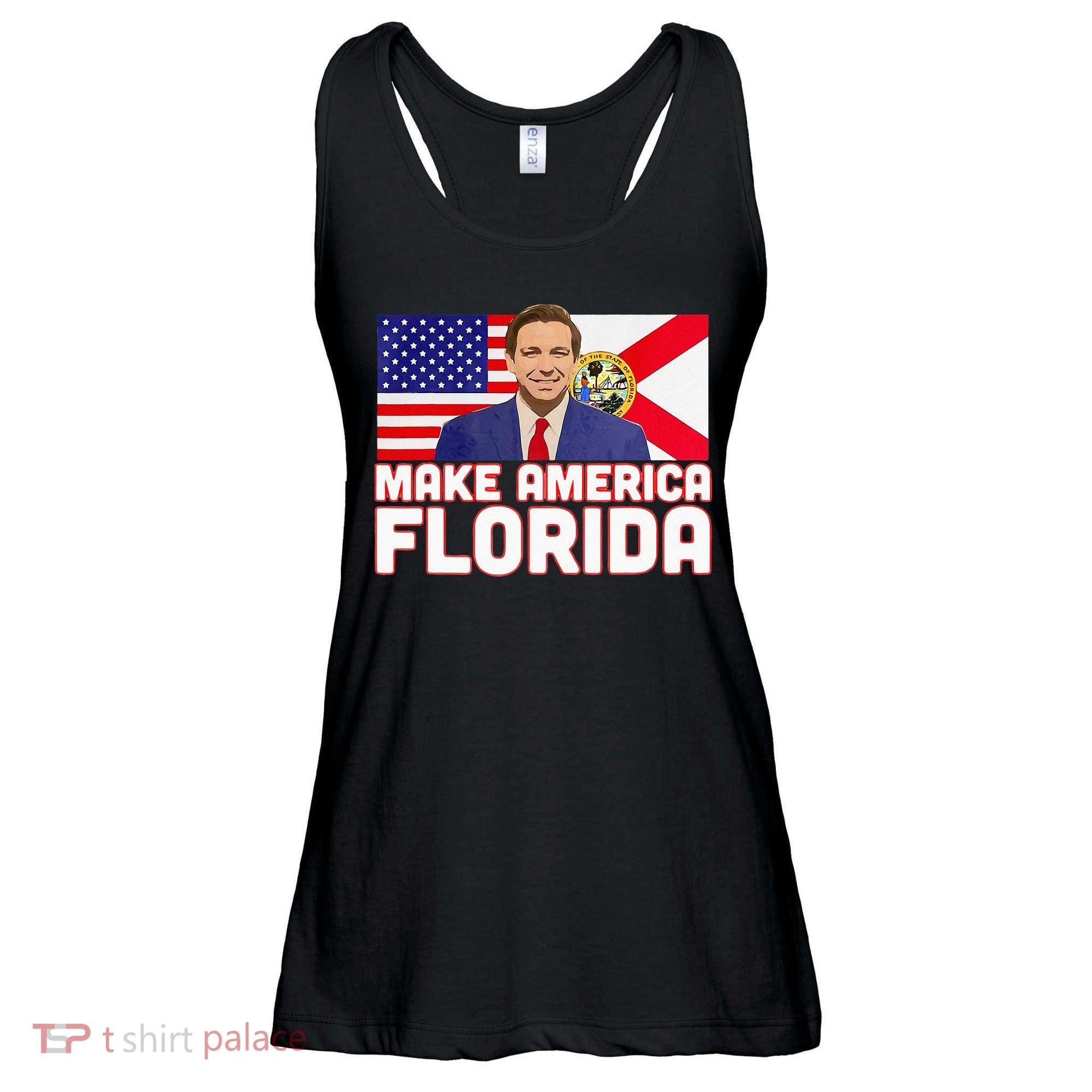 DeSantis 2024 Make America Florida DeSantis 2024 Ladies Essential Flowy Tank
