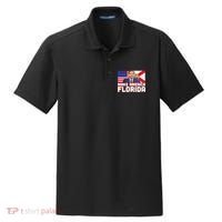 DeSantis 2024 Make America Florida DeSantis 2024 Dry Zone Grid Polo thumb 0