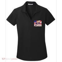 DeSantis 2024 Make America Florida DeSantis 2024 Women's Dry Zone Grid Polo thumb 0