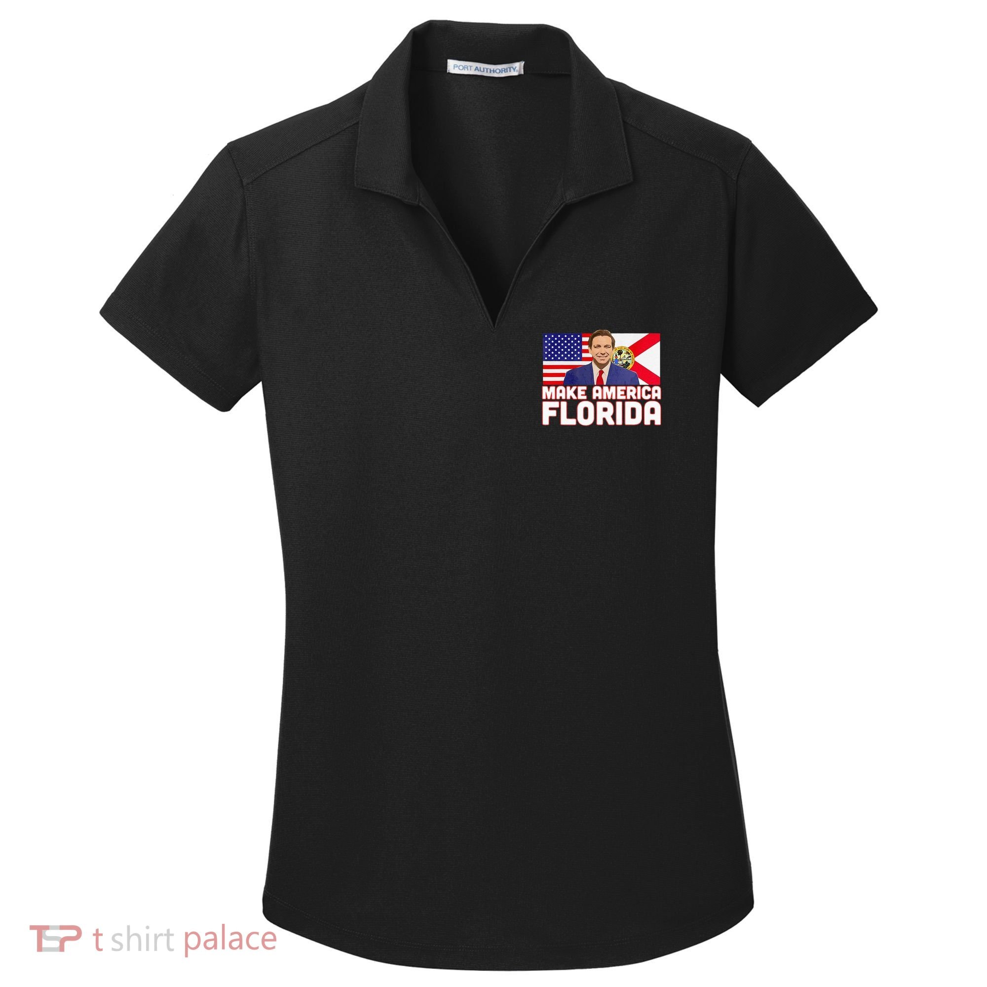 DeSantis 2024 Make America Florida DeSantis 2024 Women's Dry Zone Grid Polo