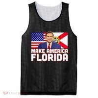 DeSantis 2024 Make America Florida DeSantis 2024 Mesh Reversible Basketball Jersey Tank thumb 0