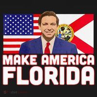 DeSantis 2024 Make America Florida DeSantis 2024 Cooling Performance Long Sleeve Crew thumb 2