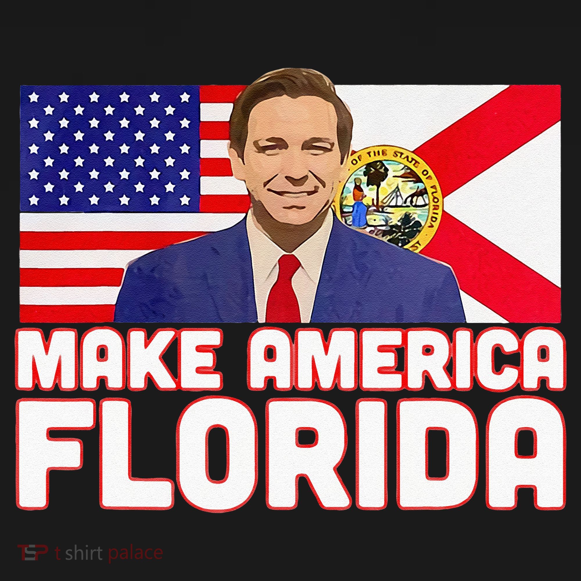 DeSantis 2024 Make America Florida DeSantis 2024 Cooling Performance Long Sleeve Crew