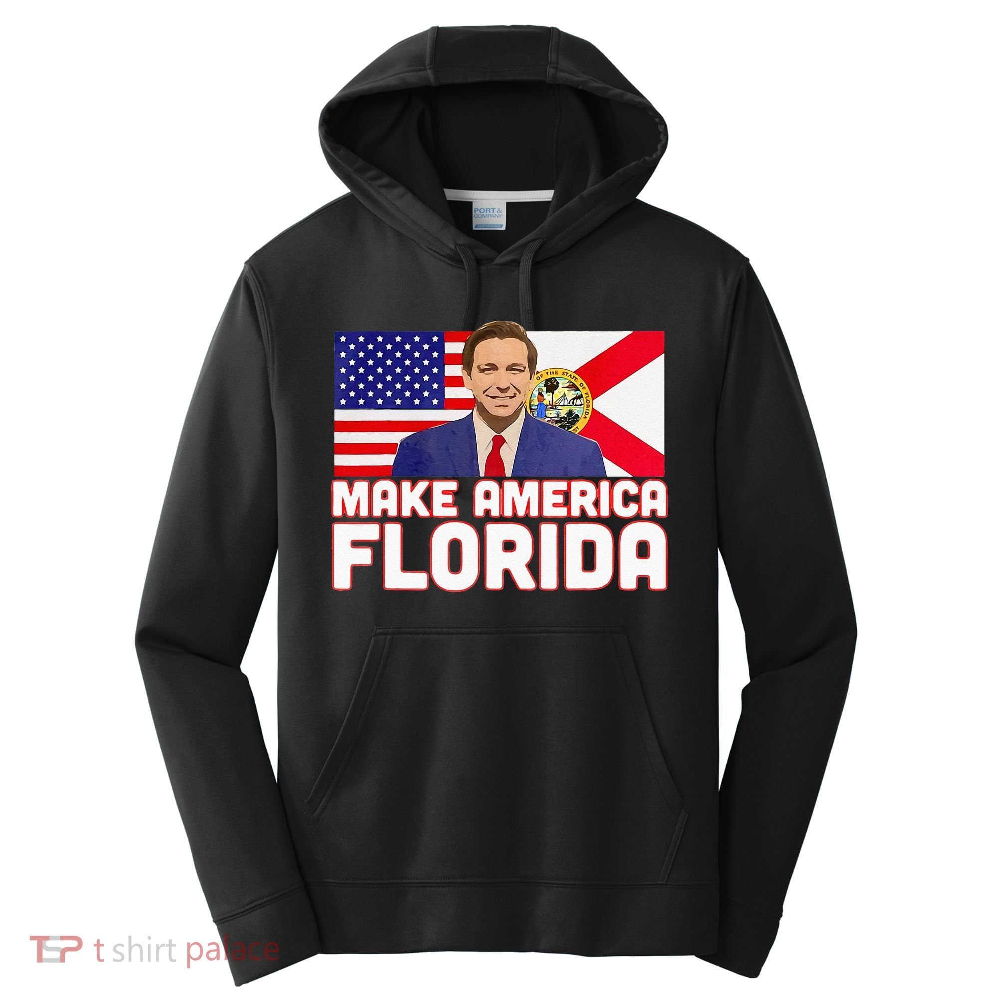DeSantis 2024 Make America Florida DeSantis 2024 Performance Fleece Hoodie