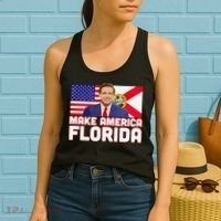 DeSantis 2024 Make America Florida DeSantis 2024 Women's Tank Top thumb 2