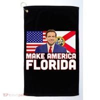 DeSantis 2024 Make America Florida DeSantis 2024 Golf Towel thumb 0