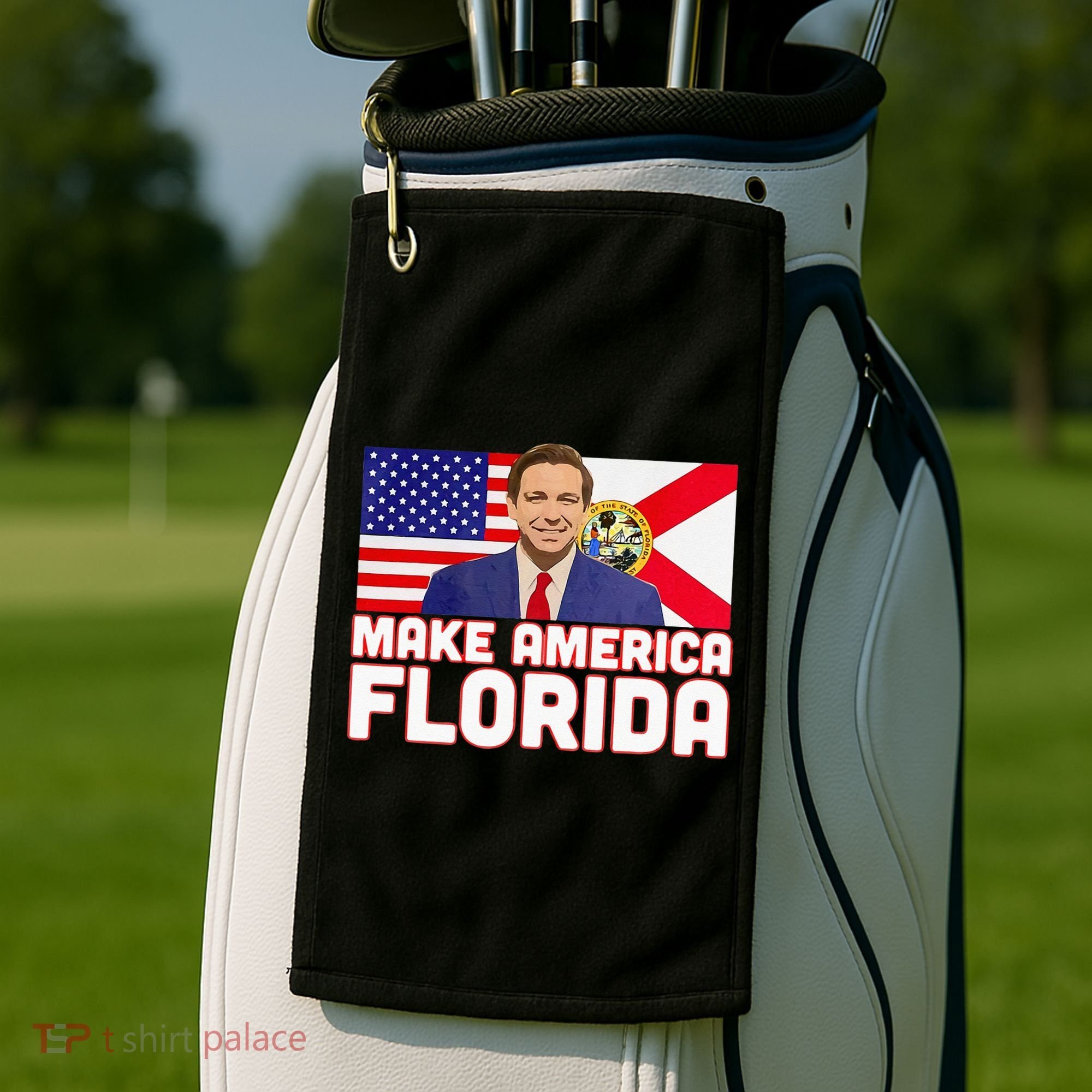 DeSantis 2024 Make America Florida DeSantis 2024 Golf Towel