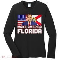 DeSantis 2024 Make America Florida DeSantis 2024 Women's Long Sleeve Shirt thumb 0