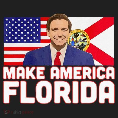 DeSantis 2024 Make America Florida DeSantis 2024 Plastic Christmas Ball Ornament