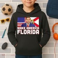 DeSantis 2024 Make America Florida DeSantis 2024 Kids Hoodie thumb 2