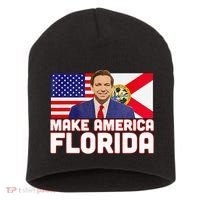 DeSantis 2024 Make America Florida DeSantis 2024 Short Acrylic Beanie thumb 0