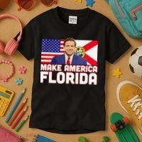 DeSantis 2024 Make America Florida DeSantis 2024 Kids T-Shirt thumb 3