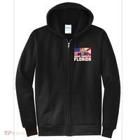 DeSantis 2024 Make America Florida DeSantis 2024 Full Zip Hoodie thumb 0