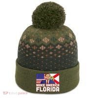 DeSantis 2024 Make America Florida DeSantis 2024 The Baniff Cuffed Pom Beanie thumb 0