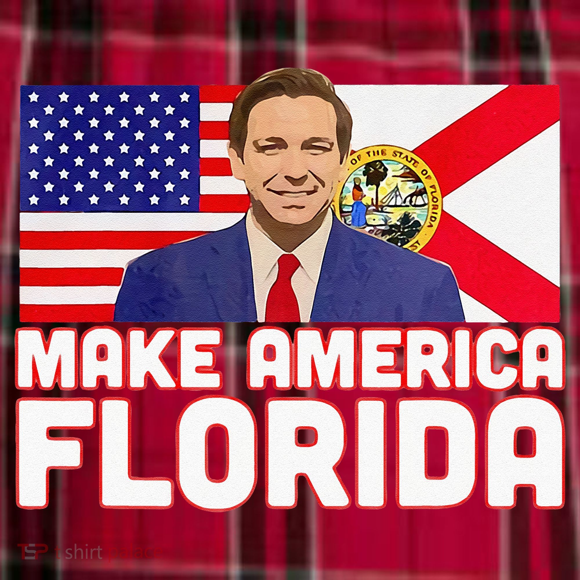 DeSantis 2024 Make America Florida DeSantis 2024 Men's Flannel Plaid Pajama Pants