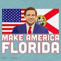 DeSantis 2024 Make America Florida DeSantis 2024 Sueded Cloud Jersey T-Shirt thumb 2