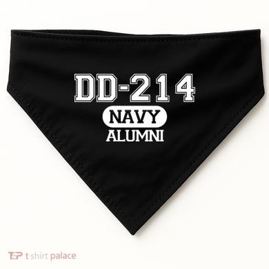 Dd 214 Navy Alumni USA-Made Doggie Bandana