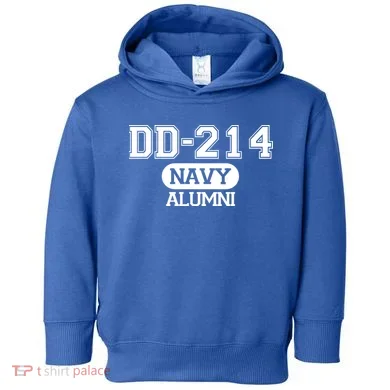 Dd 214 Navy Alumni Toddler Hoodie