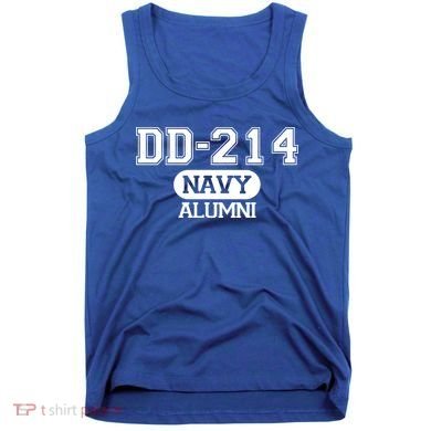 Dd 214 Navy Alumni Tank Top