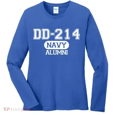 Dd 214 Navy Alumni Women's Long Sleeve Shirt