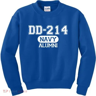 Dd 214 Navy Alumni Kids Sweatshirt