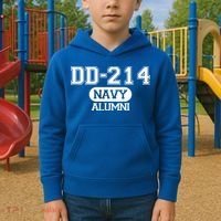 Dd 214 Navy Alumni Kids Hoodie thumb 2