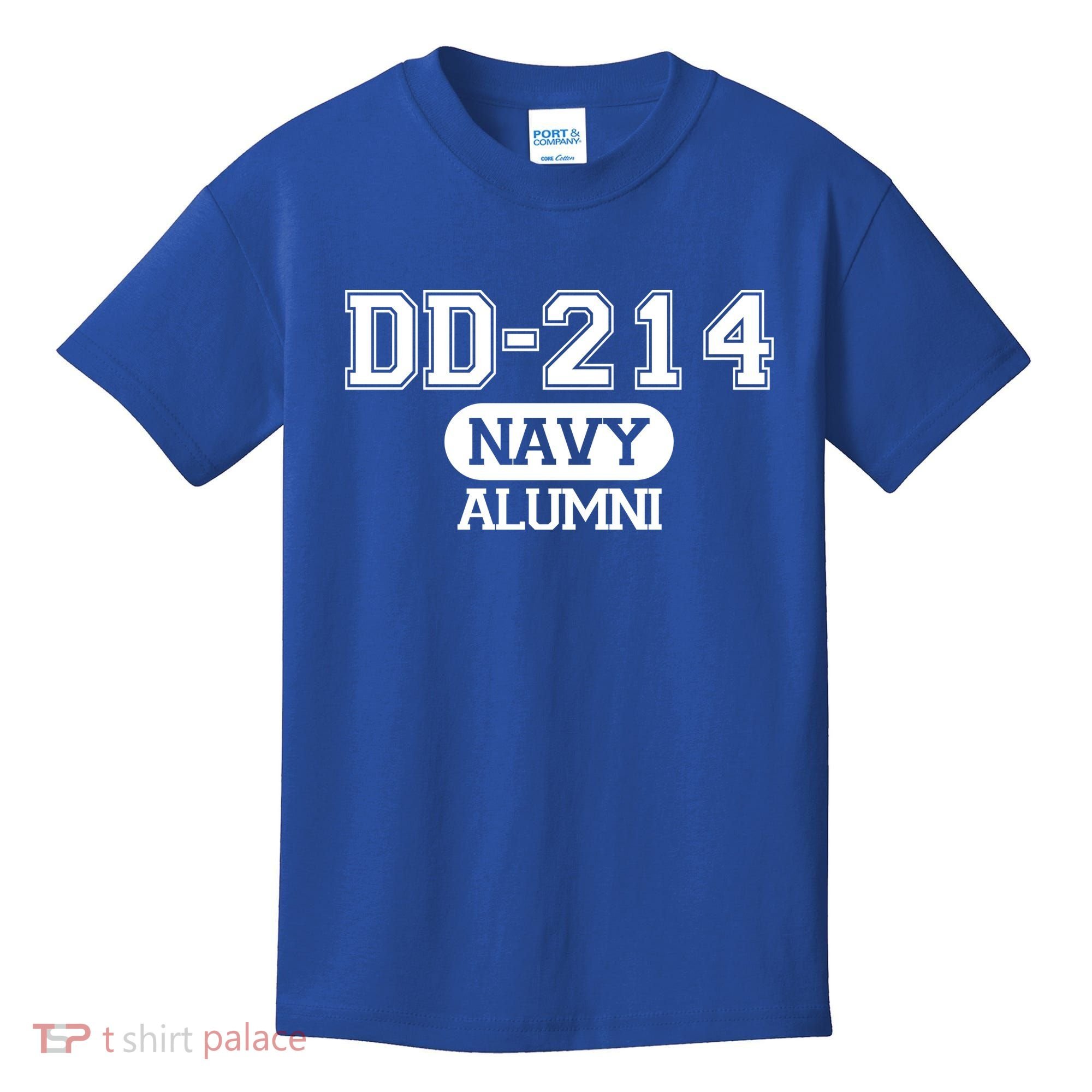 Dd 214 Navy Alumni Kids T-Shirt