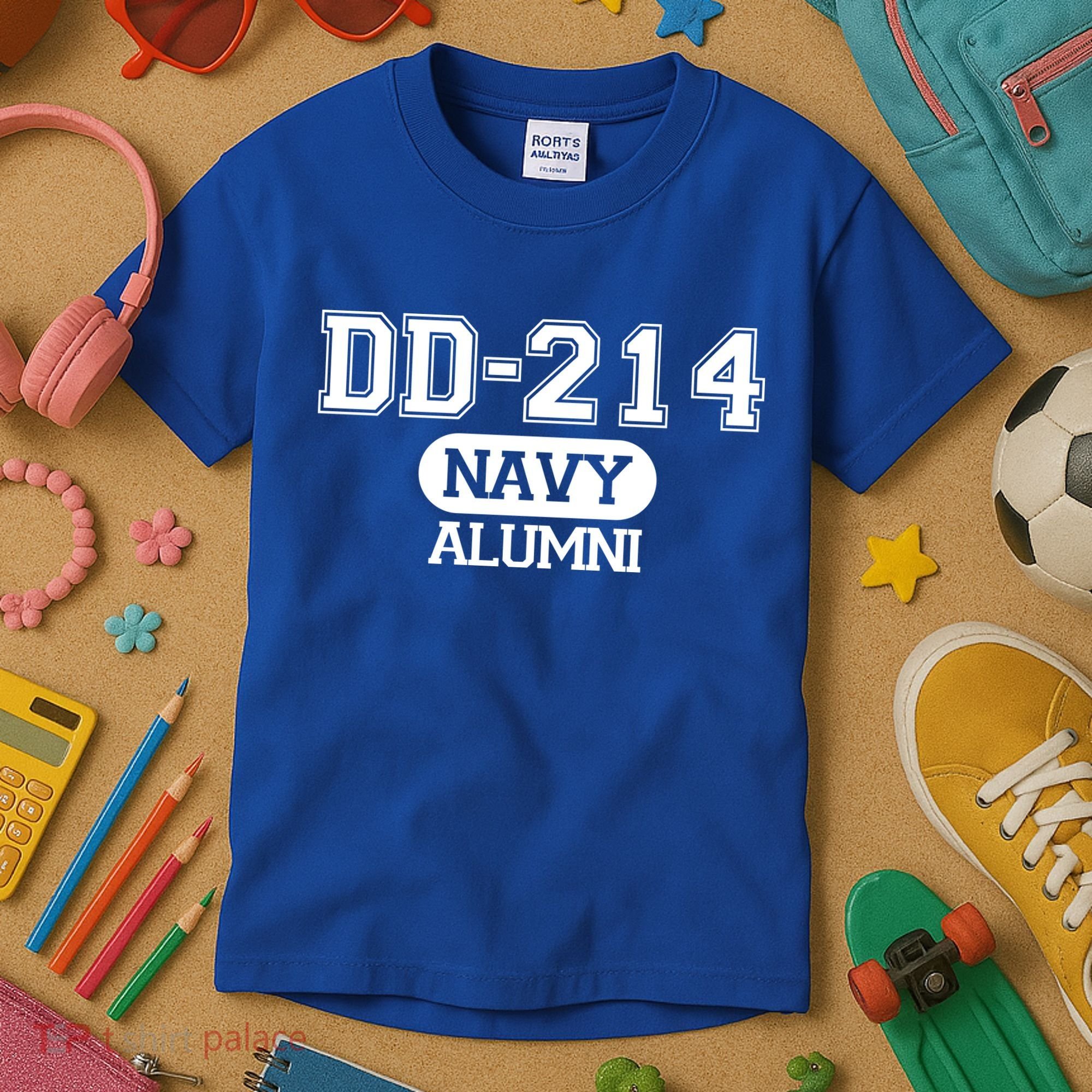 Dd 214 Navy Alumni Kids T-Shirt