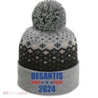 Desantis 2024 Ron Desantis 2024 Presidential Election Desantis For President The Baniff Cuffed Pom Beanie thumb 0