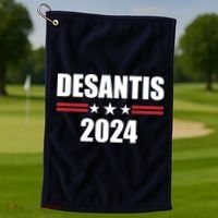 Desantis 2024 Ron Desantis 2024 Presidential Election Desantis For President Golf Towel thumb 1