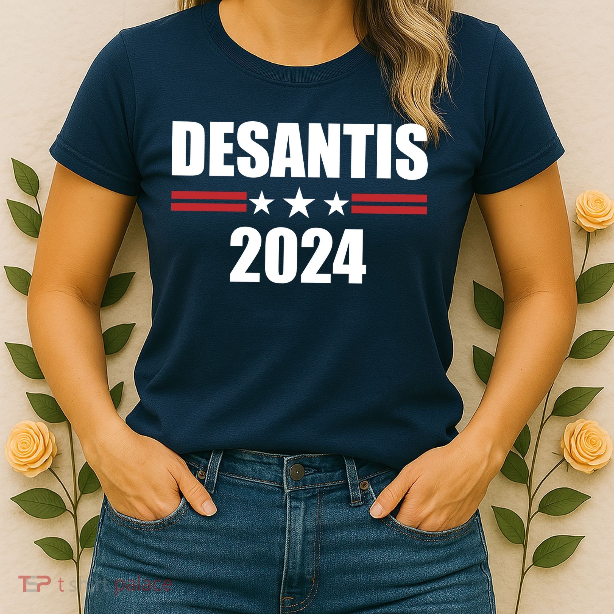 Desantis 2024 Ron Desantis 2024 Presidential Election Desantis For President Women's T-Shirt