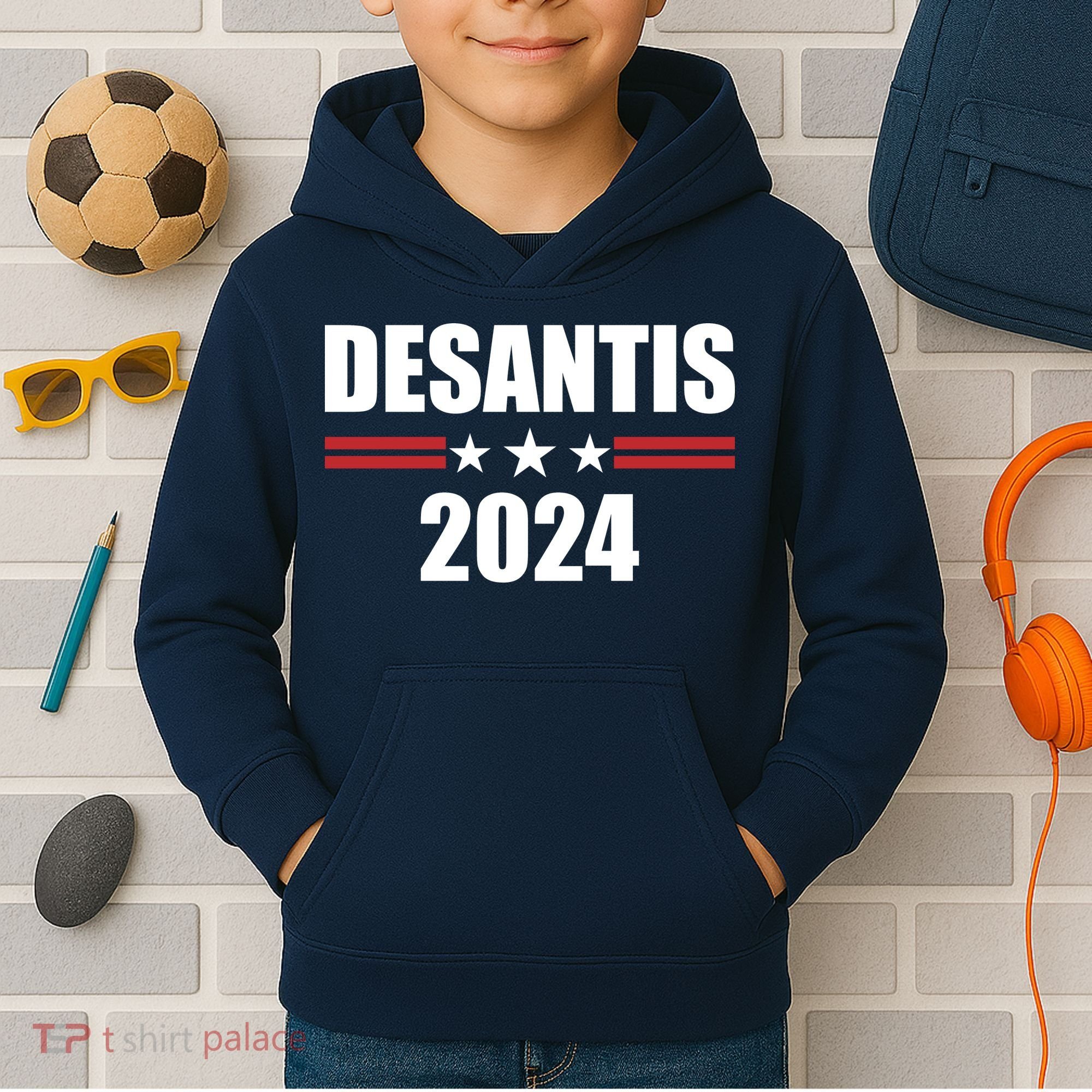 Desantis 2024 Ron Desantis 2024 Presidential Election Desantis For President Kids Hoodie