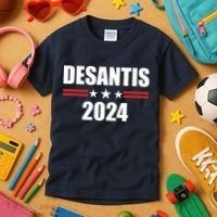 Desantis 2024 Ron Desantis 2024 Presidential Election Desantis For President Kids T-Shirt thumb 3