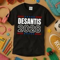 Desantis 2028 Ron Desantis 2028 For President Election Kids T-Shirt thumb 3