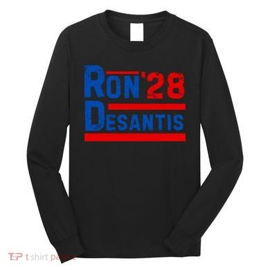 Desantis 2028 Ron Desantis 2028 President Election Retro Long Sleeve Shirt