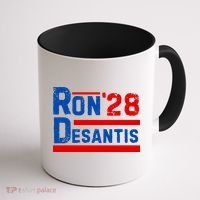 Desantis 2028 Ron Desantis 2028 President Election Retro Coffee Mug thumb 1
