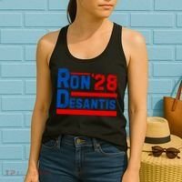 Desantis 2028 Ron Desantis 2028 President Election Retro Women's Tank Top thumb 2