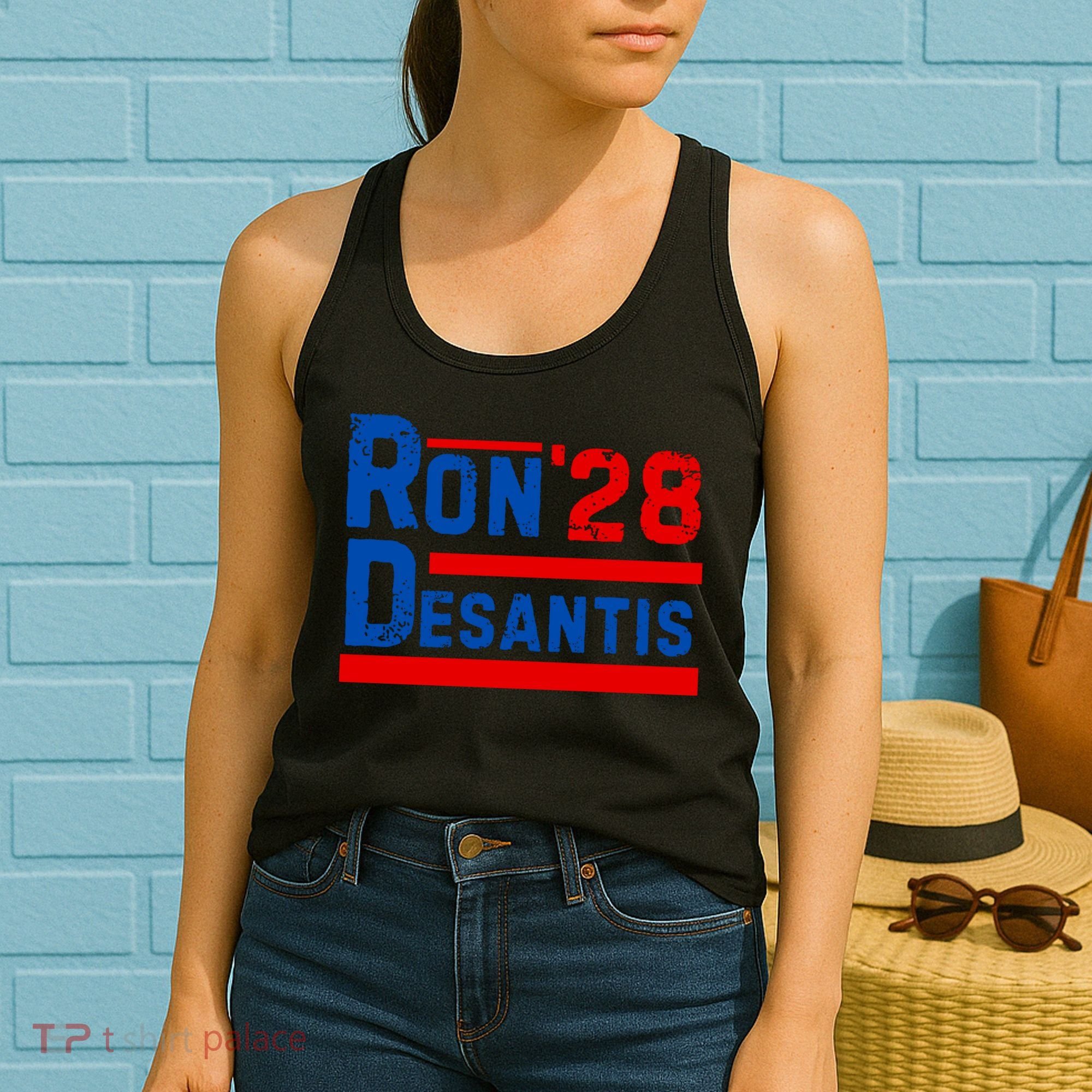 Desantis 2028 Ron Desantis 2028 President Election Retro Women's Tank Top