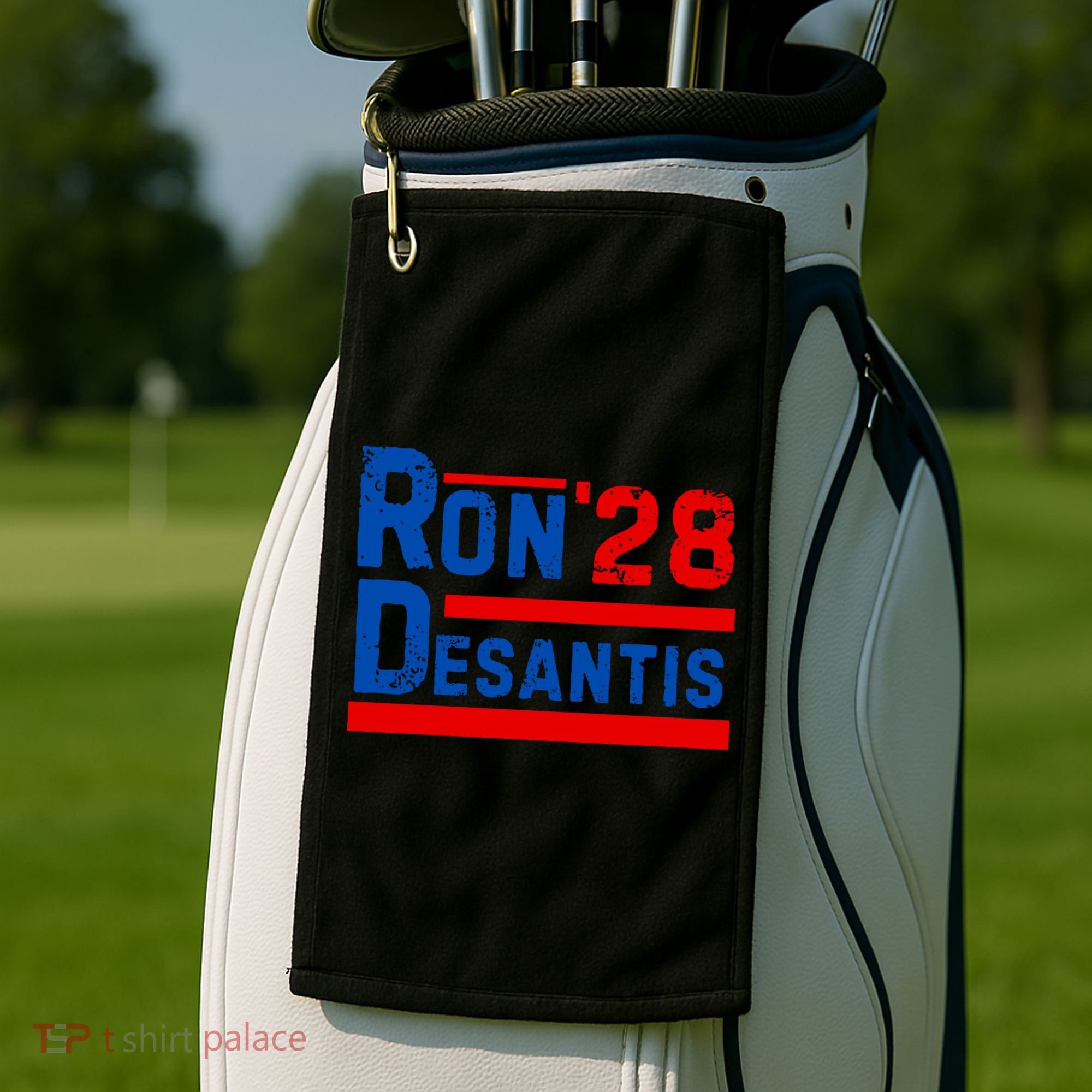 Desantis 2028 Ron Desantis 2028 President Election Retro Golf Towel