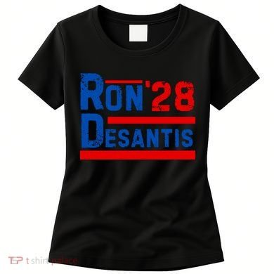 Desantis 2028 Ron Desantis 2028 President Election Retro Women's T-Shirt