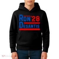 Desantis 2028 Ron Desantis 2028 President Election Retro Kids Hoodie thumb 4