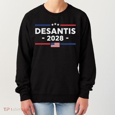 Desantis 2028 Ron Desantis 2028 President Election Us Flag Women's Sweatshirt