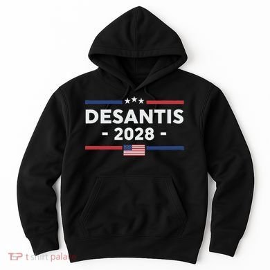 Desantis 2028 Ron Desantis 2028 President Election Us Flag Hoodie