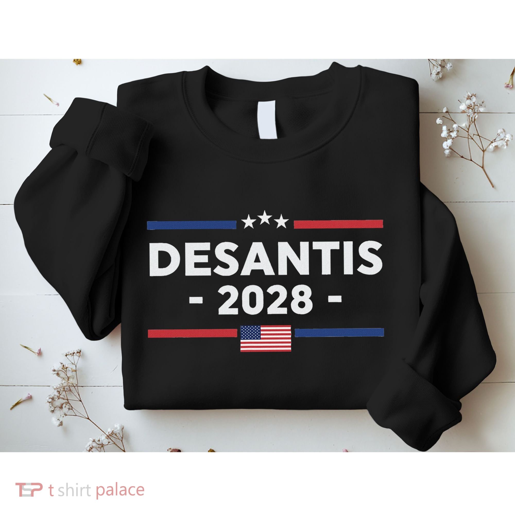 Desantis 2028 Ron Desantis 2028 President Election Us Flag Sweatshirt