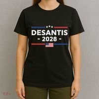 Desantis 2028 Ron Desantis 2028 President Election Us Flag T-Shirt thumb 4