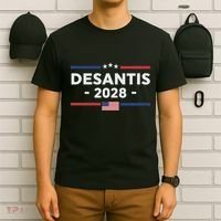 Desantis 2028 Ron Desantis 2028 President Election Us Flag T-Shirt thumb 6