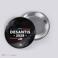 Desantis 2028 Ron Desantis 2028 President Election Us Flag Button thumb 0