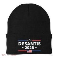 Desantis 2028 Ron Desantis 2028 President Election Us Flag Beanie thumb 0