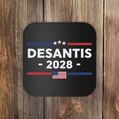 Desantis 2028 Ron Desantis 2028 President Election Us Flag Coaster