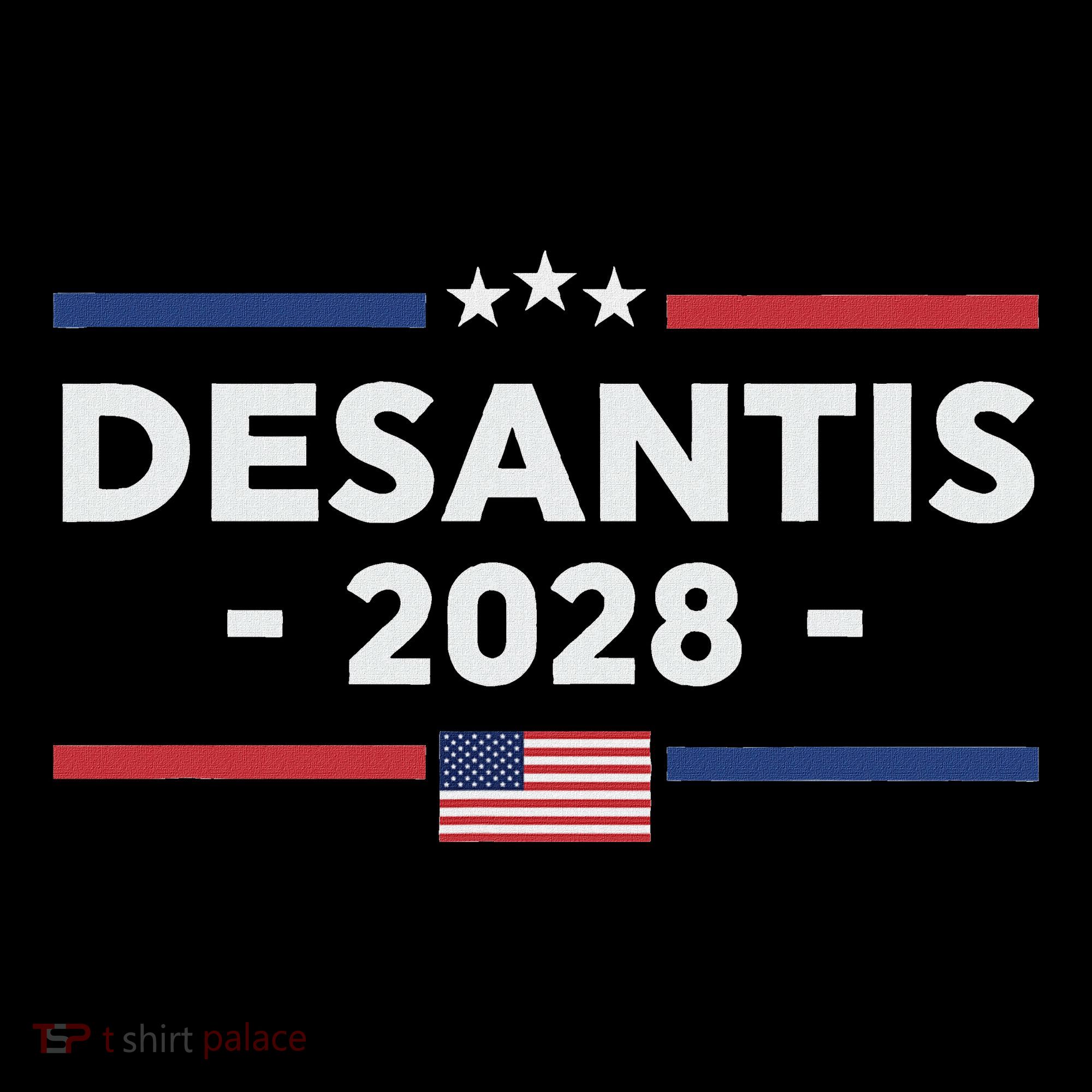 Desantis 2028 Ron Desantis 2028 President Election Us Flag Women's Hoodie